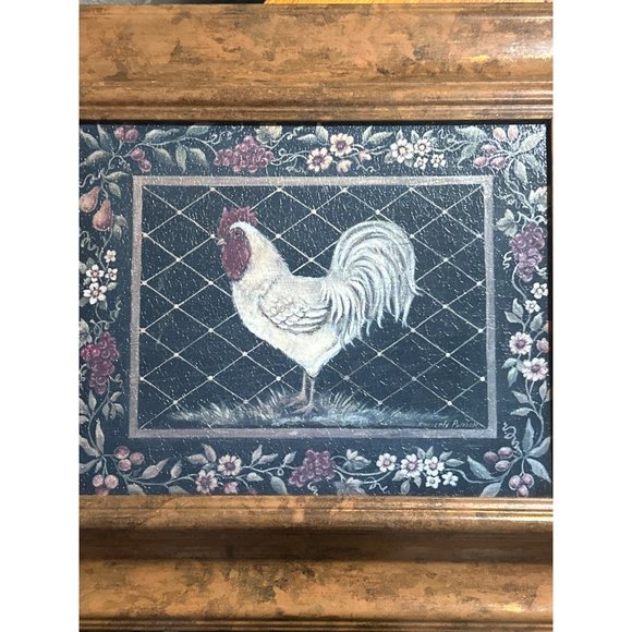 Original Old Rooster Signed by Kimberly Poloson - Picture 4 of 11